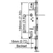 Hoppe Multipoint In Active Shootbolt Hoppe Gear and Bottom Extension-Countryside Locks