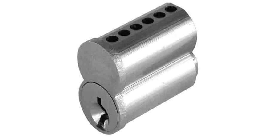 General Lock Cylinder Lock Interchangeable Core, Small Format, 6-Pin, G Keyway,-Countryside Locks