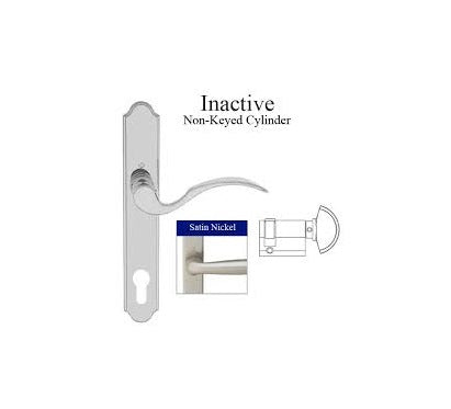 HOPPE Multipoint Handle Set with Munchen Lever Inactive Satin Nickel-Countryside Locks