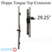 Hoppe 16MM Multipoint Manual Top Extension, Tongue at 29.25", 48.03" Length-Countryside Locks