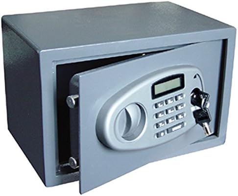 Sealey SKS01 - Caja fuerte de seguridad con cerradura de llave, 13.780 in x  9.843 in x 9.843 in, color negro