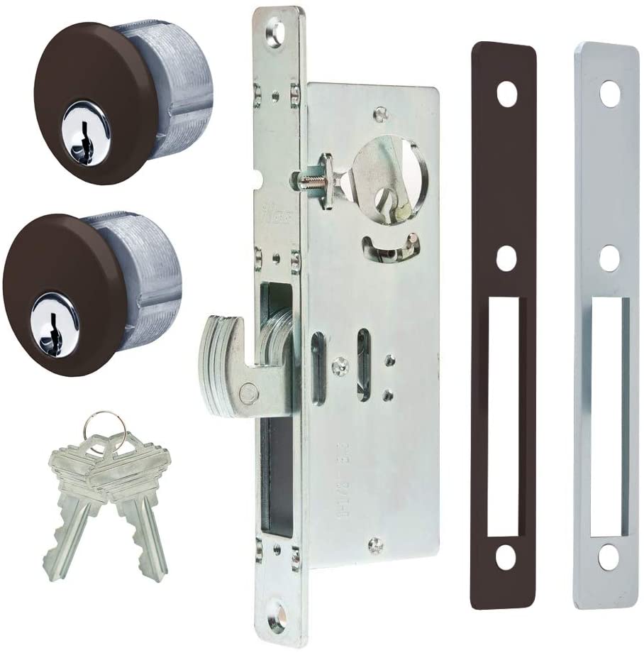 20-001-E 1-1/4 Mortise Cylinder with Straight Cam, E Keyway